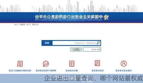 企业进出口量查询,哪个网站最权威
