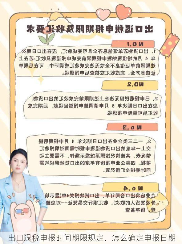 出口退税申报时间期限规定,怎么确定申报日期