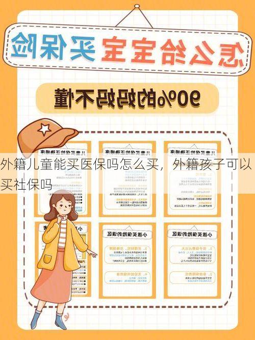 外籍儿童能买医保吗怎么买,外籍孩子可以买社保吗