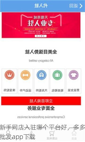 新手网店入驻哪个平台好,多多批发app下载