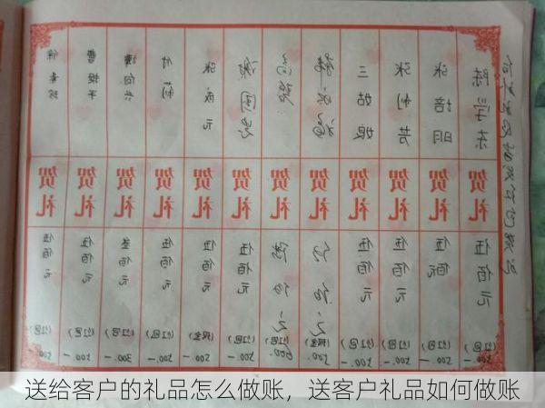 送给客户的礼品怎么做账,送客户礼品如何做账