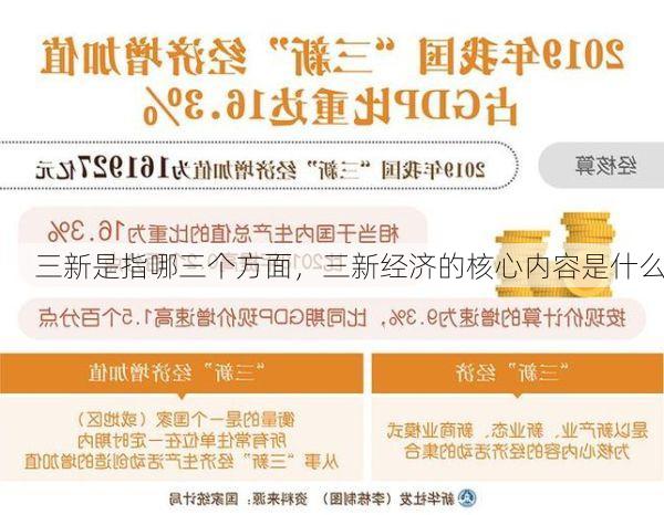 三新是指哪三个方面,三新经济的核心内容是什么
