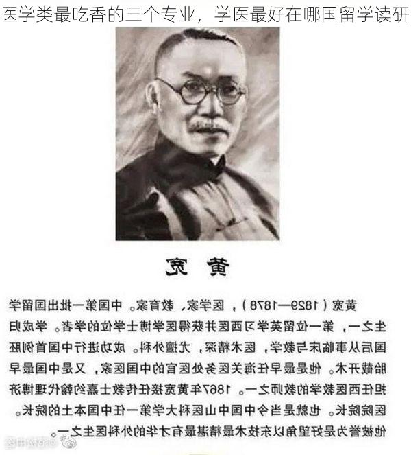 医学类最吃香的三个专业,学医最好在哪国留学读研