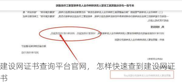 建设网证书查询平台官网, 怎样快速查到建设网证书