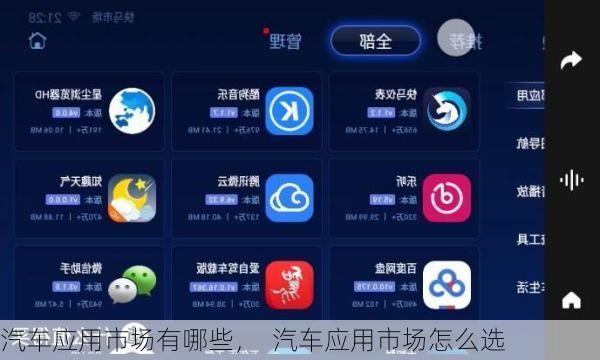汽车应用市场有哪些, 汽车应用市场怎么选