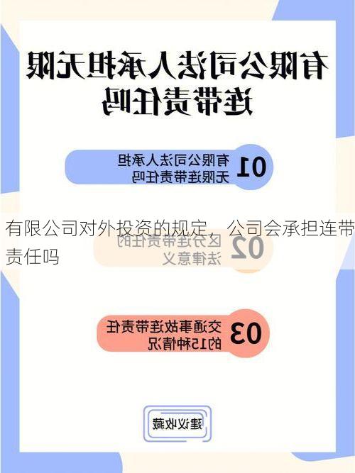 有限公司对外投资的规定,公司会承担连带责任吗
