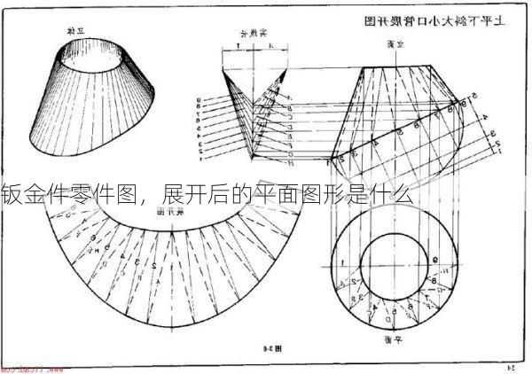 钣金件零件图,展开后的平面图形是什么