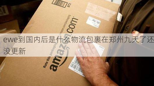 ewe到国内后是什么物流包裹在郑州九天了还没更新