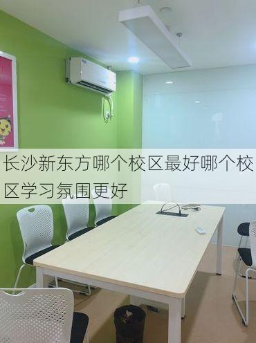 长沙新东方哪个校区最好哪个校区学习氛围更好